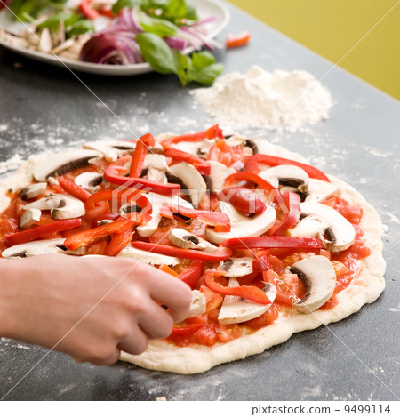 Homemade Italian Style Pizza Homemade Italian Style Pizza 9499114