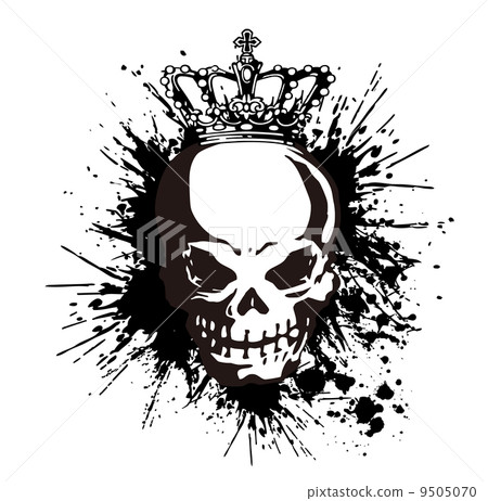 Skull and paint, 9505070