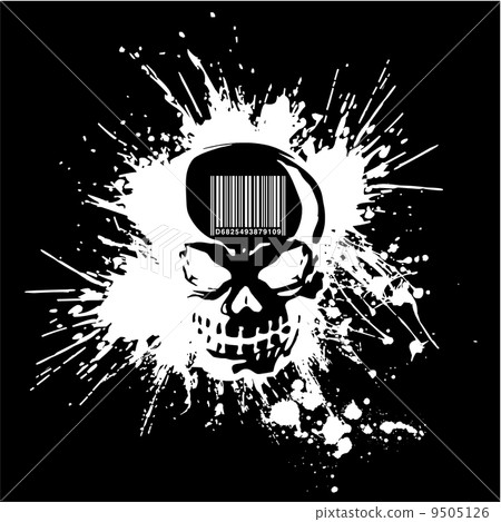 頭骨和油漆 9505126