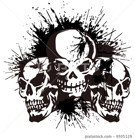 Skull and paint 9505129