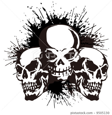 Skull and paint 9505130