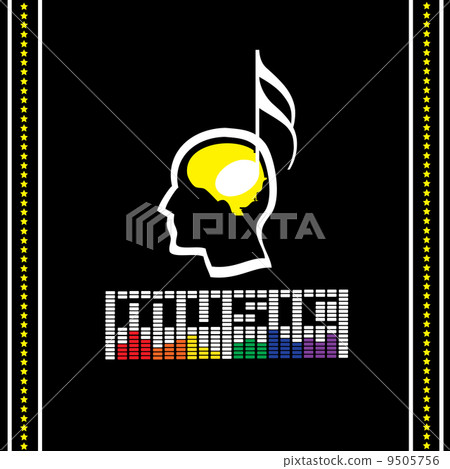 Music Labels, Vector illustration 9505756