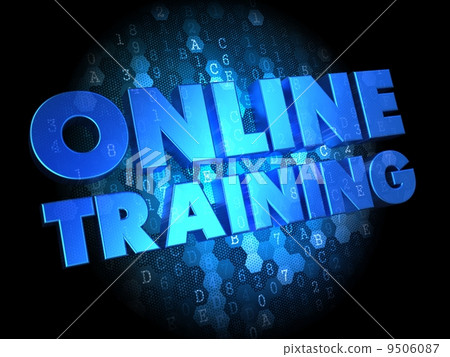 Online Training on Dark Digital Background. Online Training on Dark Digital Background. 9506087