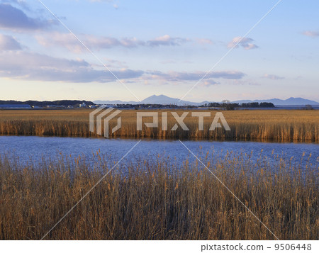 Inashiki-shi Ukishima area and Mt. Tsukuba 9506448