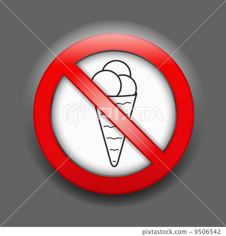 No Ice Cream Sign No Ice Cream Sign 9506542