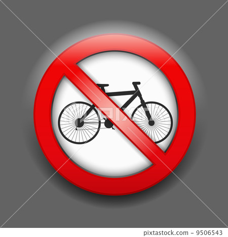 No Bicycle Sign No Bicycle Sign 9506543