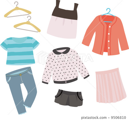 女人的衣服和衣架 9506810