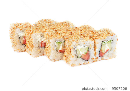 sushi fresh maki rolls with sesame sushi fresh maki rolls with sesame 9507206