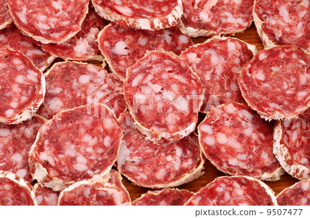 Sliced salami 9507477