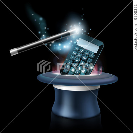 Magic math concept 9508331