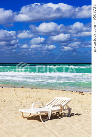 deck chair on a beach 9508726
