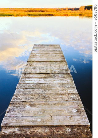 Old wooden pier Old wooden pier 9508796