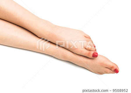female foot in stockings female foot in stockings 9508952
