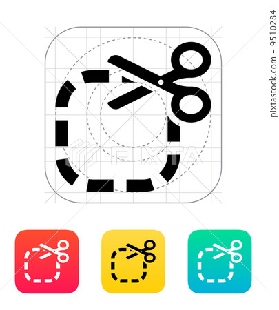 Cut icon. - Stock Illustration [9510284] - PIXTA
