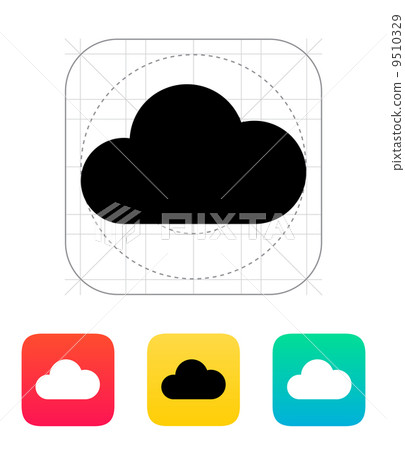 Cloud computing icon. Cloud computing icon. 9510329