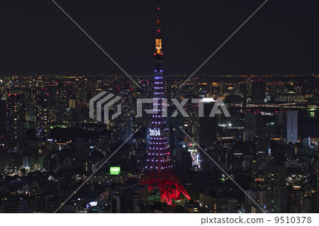 夜景 東京鐵塔 首都高速公路 9510378