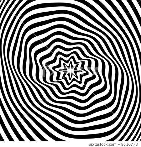 Abstract illusion texture. Op art design. Abstract illusion texture. Op art design. 9510778