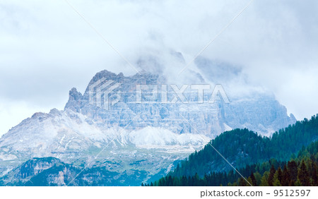 Dolomites mountain summer view 9512597