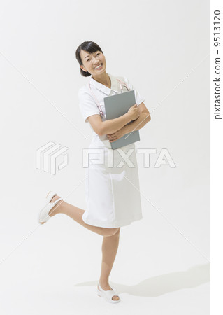 Nurse with file Nurse with file 9513120