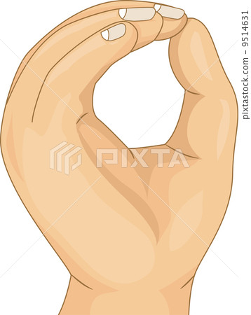 Kid's Hand showing Zero Hand Count - Stock Illustration [9514631] - PIXTA
