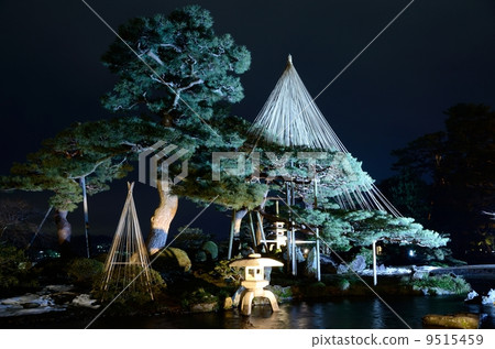 七福神山冬季兼六園[側面] 9515459
