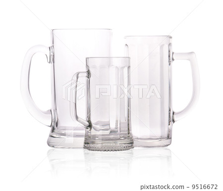 group of different Empty beer mugs isolated group of different Empty beer mugs isolated 9516672