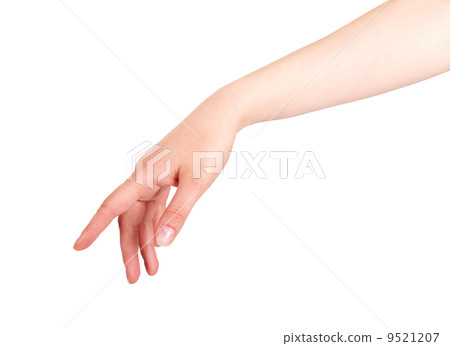 woman's finger pointing or touching woman's finger pointing or touching 9521207