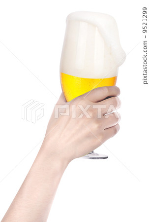 beer with hand making toast beer with hand making toast 9521299