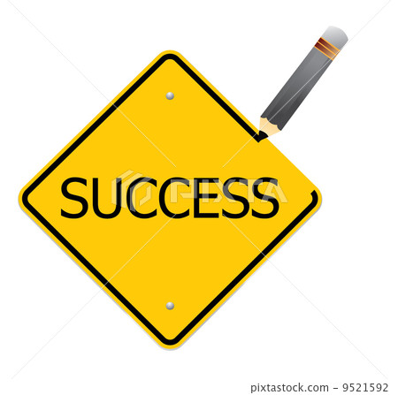 Success road sign 9521592