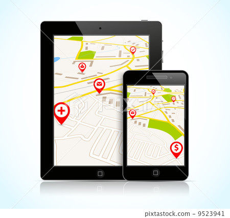 Tablet pc and phone Tablet pc and phone 9523941