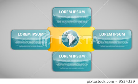Infographic business template vector illustration Infographic business template vector illustration 9524329