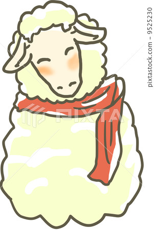 Snowmen of the sheep 9525230