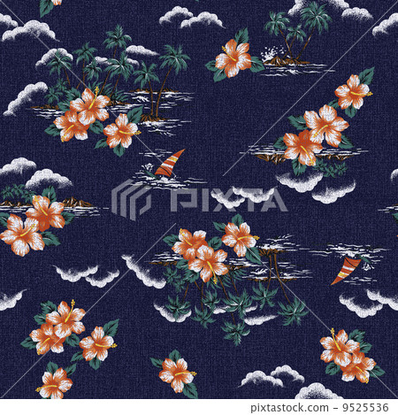 Hawaiian print, Hawaiian print, 9525536