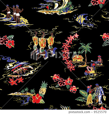 夏威夷印花, 夏威夷印花, 9525570