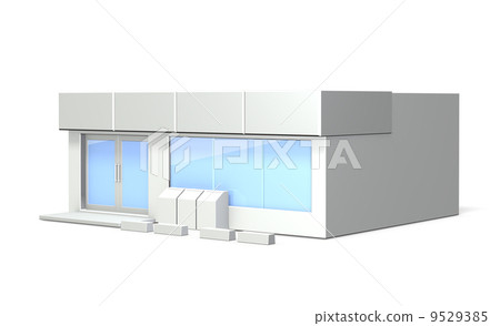 Miniature models of convenience stores 9529385