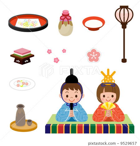 Hinamatsuri material set Hinamatsuri material set 9529657