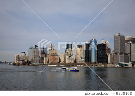 Boat on the river, Manhattan 9530168