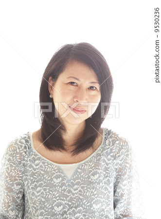 A 50 Year Old Woman Stock Photo 9530236 Pixta