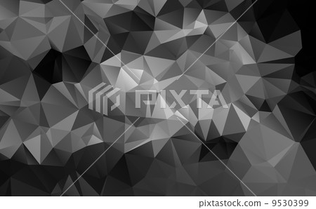 Black and white abstract background polygon 9530399