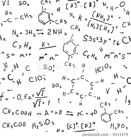 Chemistry hand draw background Chemistry hand draw background 9531479