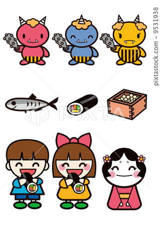 Setsubun illustration Setsubun illustration 9531938
