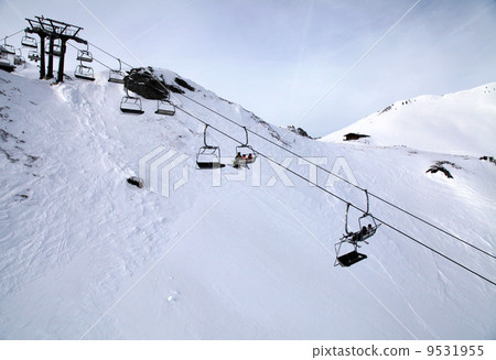 Sli lift at Alps(Austria) Sli lift at Alps(Austria) 9531955