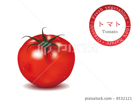 Tomato design _ 01 with a drop 9532121