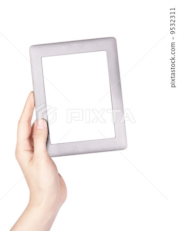 Touch screen tablet computer with hand 9532311