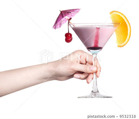 hand with alcohol cocktail making toast 9532318