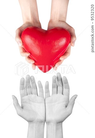 Health insurance or love concept Health insurance or love concept 9532320