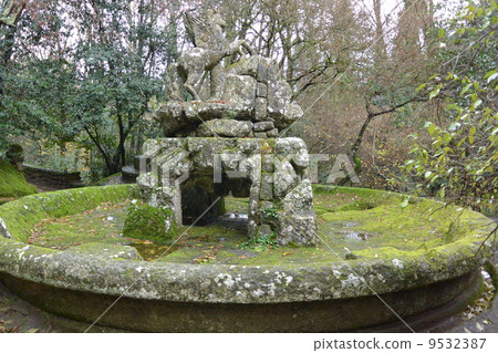 Bomarzzo monster park Fountain of Pegasus 9532387