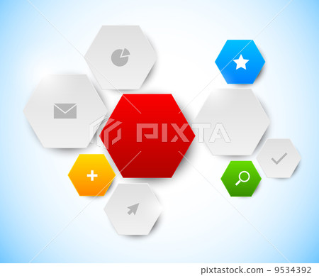 Abstract design template 9534392