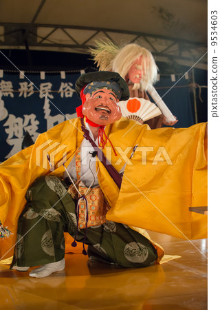 Nogino Bammon (Iwate) Kagura Kochi Prefecture Kochi Castle Castle Fall in Autumn At Ninomaru plaza 2013 September 9534603