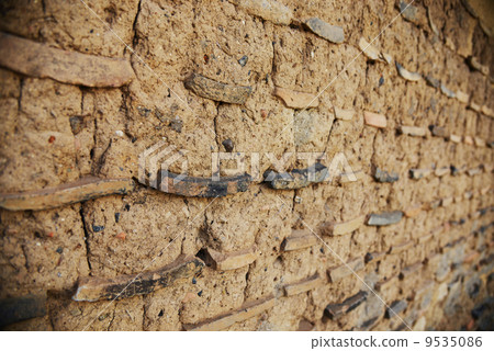 图库照片: 粘土墙